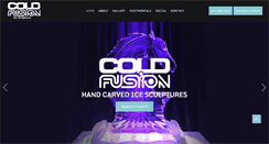 Desktop Screenshot of coldfusionicesculptures.com